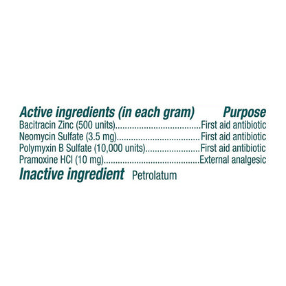 Neosporin + Pain Relief Dual Action Topical Antibiotic Ointment,.5 oz