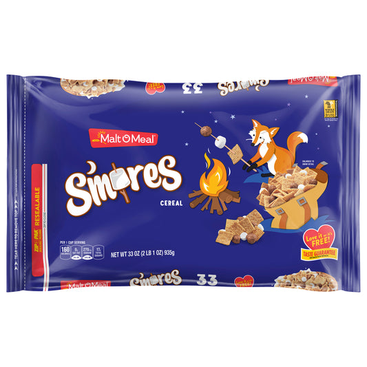 Malt O Meal Super Size S'mores Cereal 33 oz