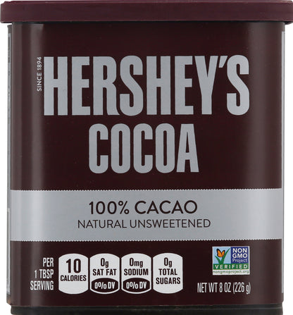 Hershey's Natural Unsweetened 100% Cacao 8 oz