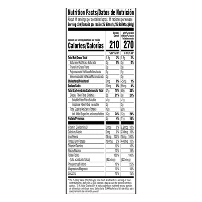 Frosted Mini Wheats Family Size Whole Grain Original Cereal 24 oz