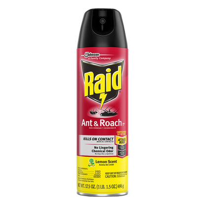 Raid Lemon Scent Ant & Roach Killer 17.5 oz