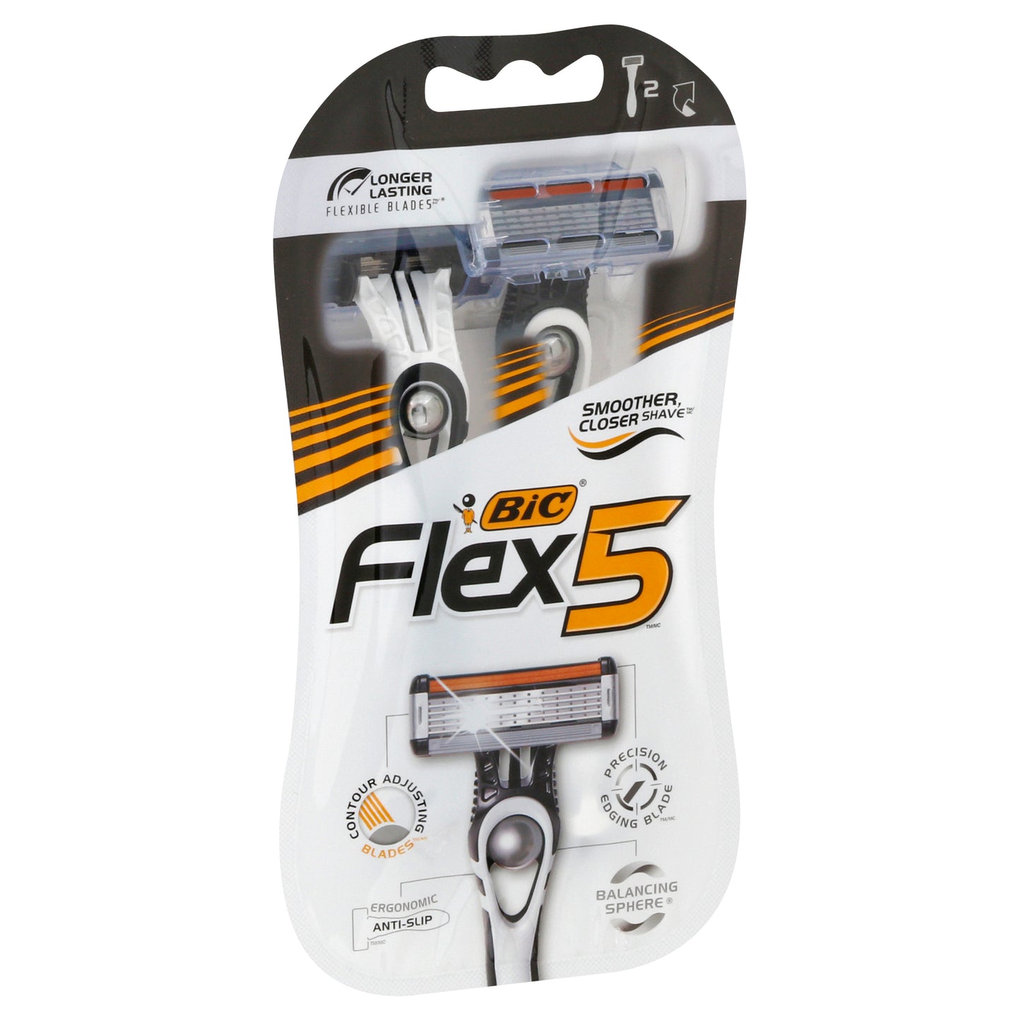 BiC Flex 5 Razor 2 ea