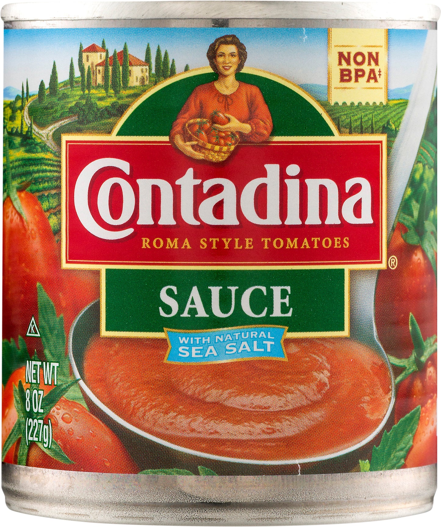 Contadina With Natural Sea Salt Tomato Sauce 8 oz