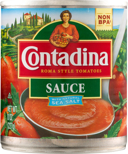 Contadina With Natural Sea Salt Tomato Sauce 8 oz