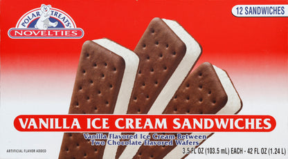 Polar Treats Ice Cream Sandwiches 12 ea