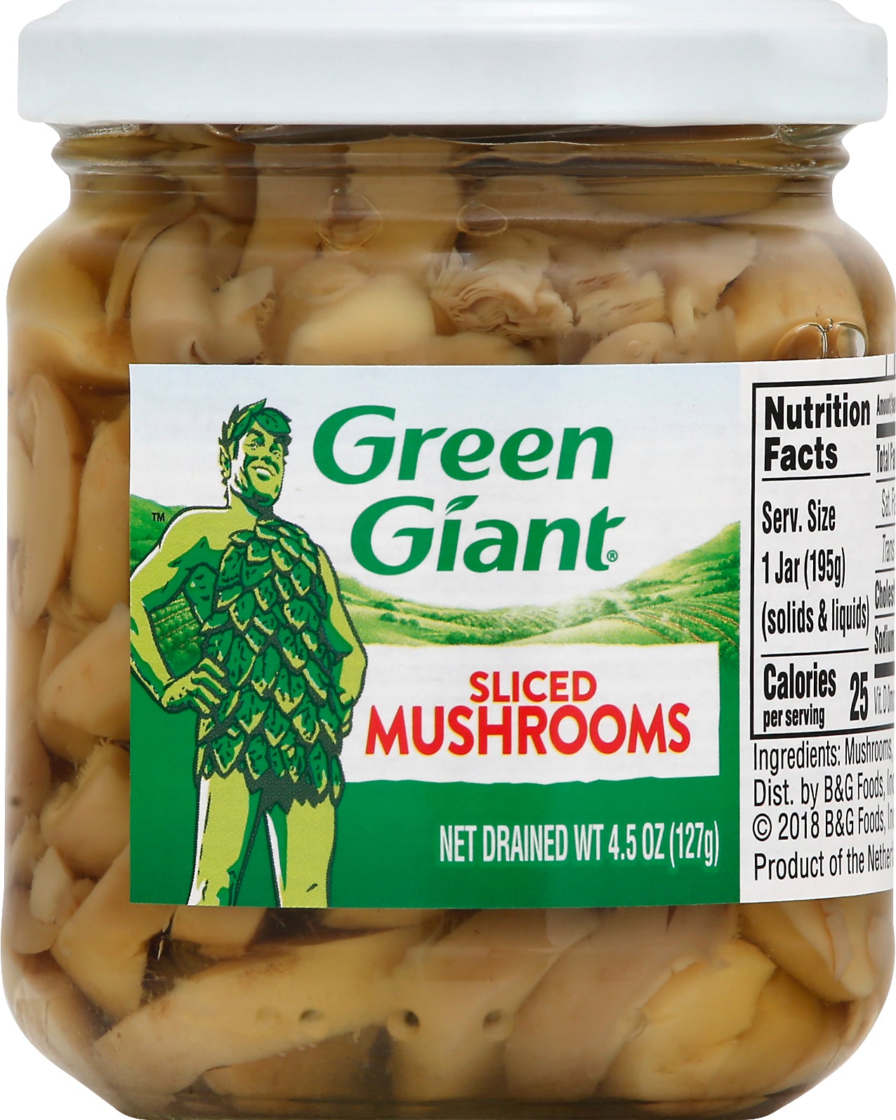 Green Giant Sliced Mushrooms 4.5 oz