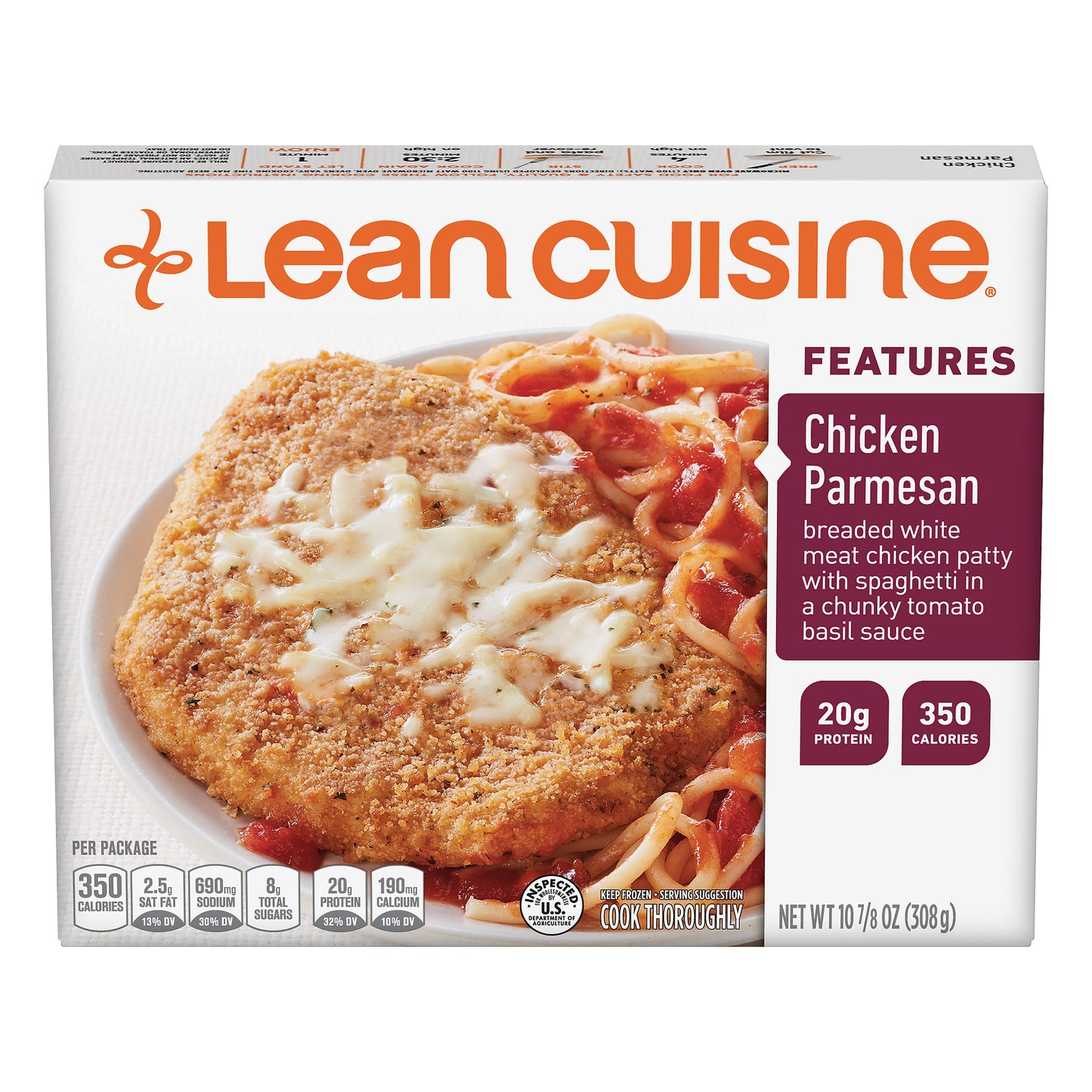 LEAN CUISINE FEATURES Chicken Parmesan 10.88 oz. Box | Delicious Frozen Meals