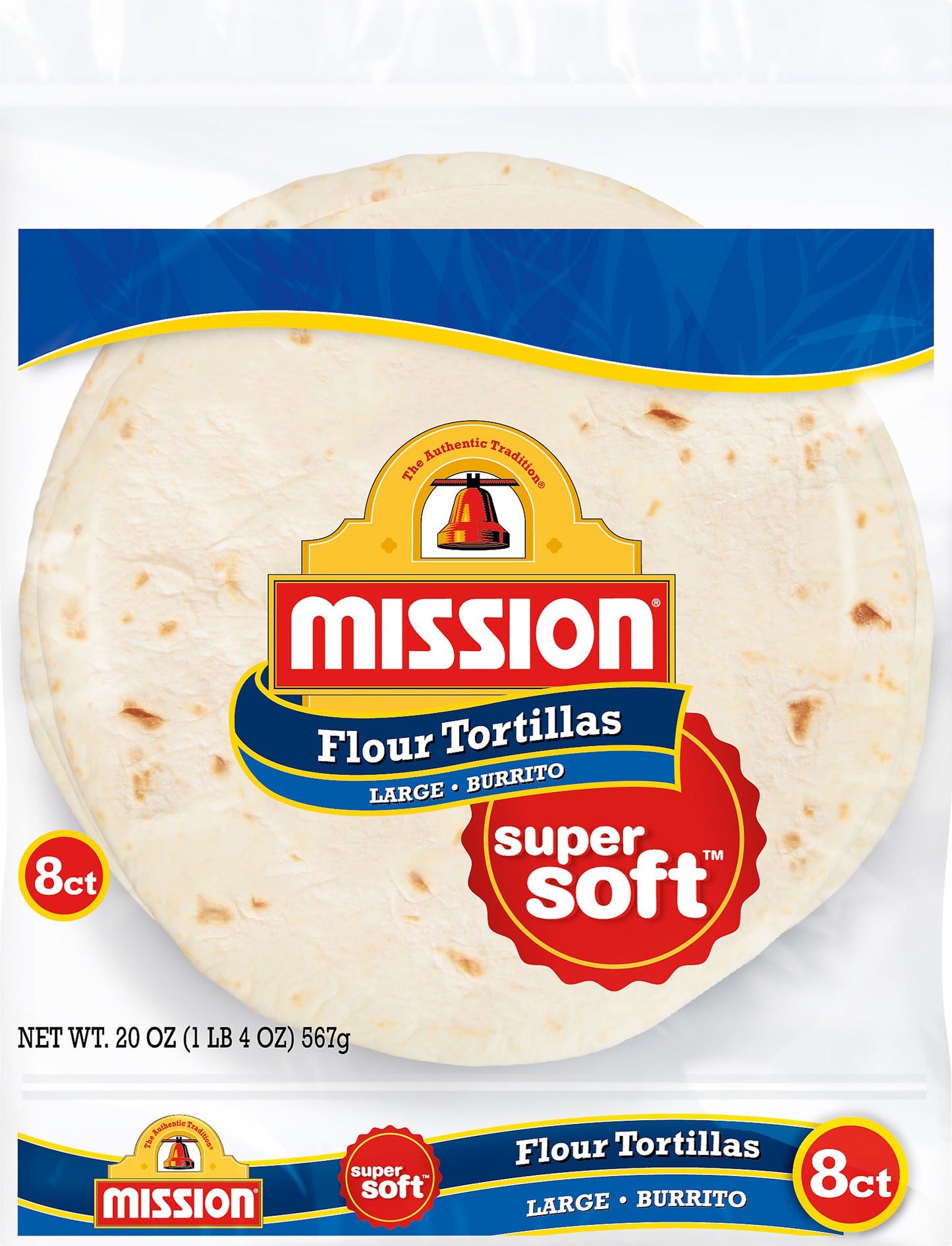 Mission Burrito Flour Tortillas, 8 Count
