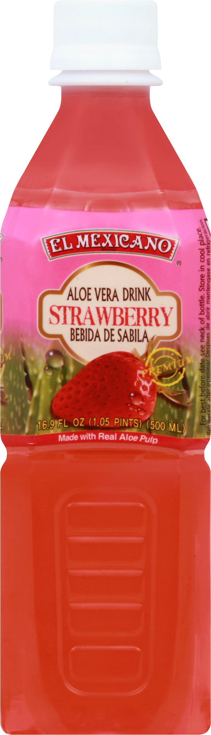 El Mexicano Aloe Vera Drink 16.9 oz