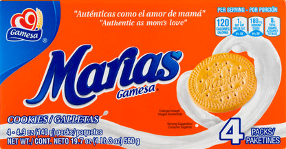 Gamesa 4 Packs Marias Cookies 4 ea