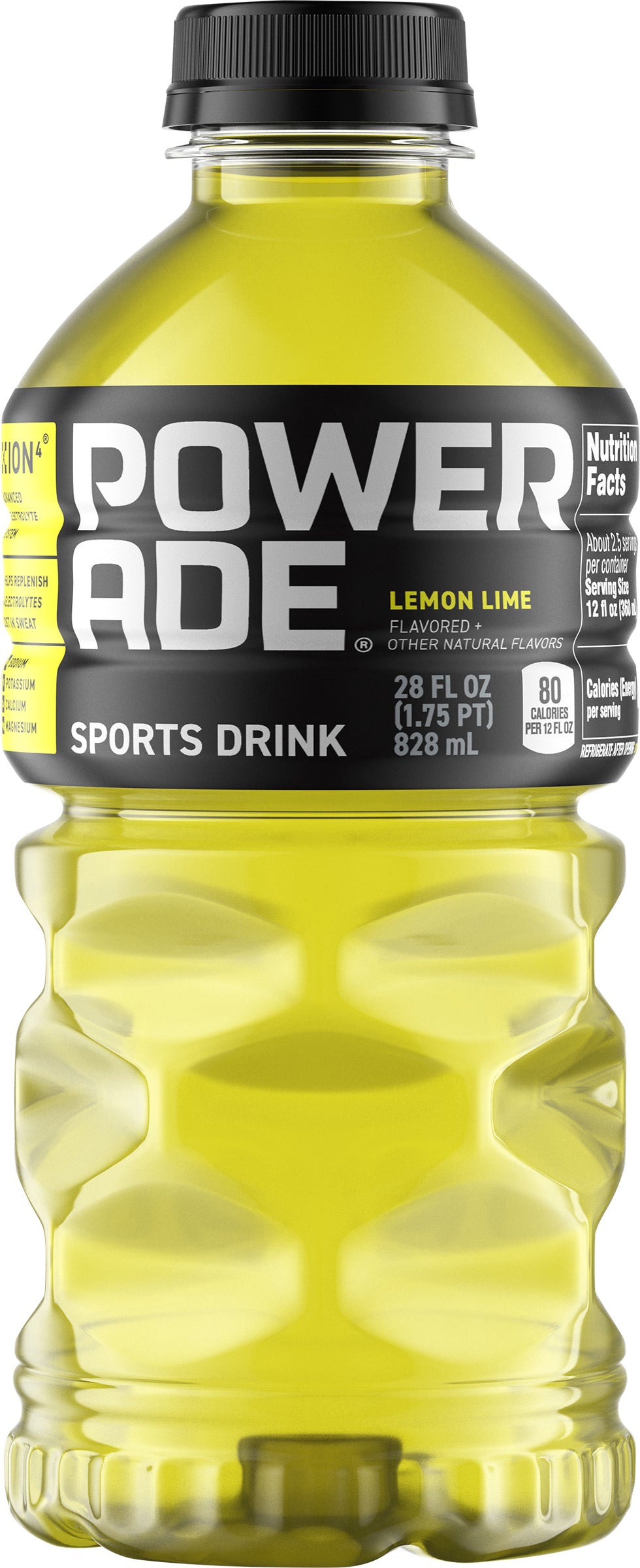 POWERADE Lemon Lime Bottle, 28 fl oz