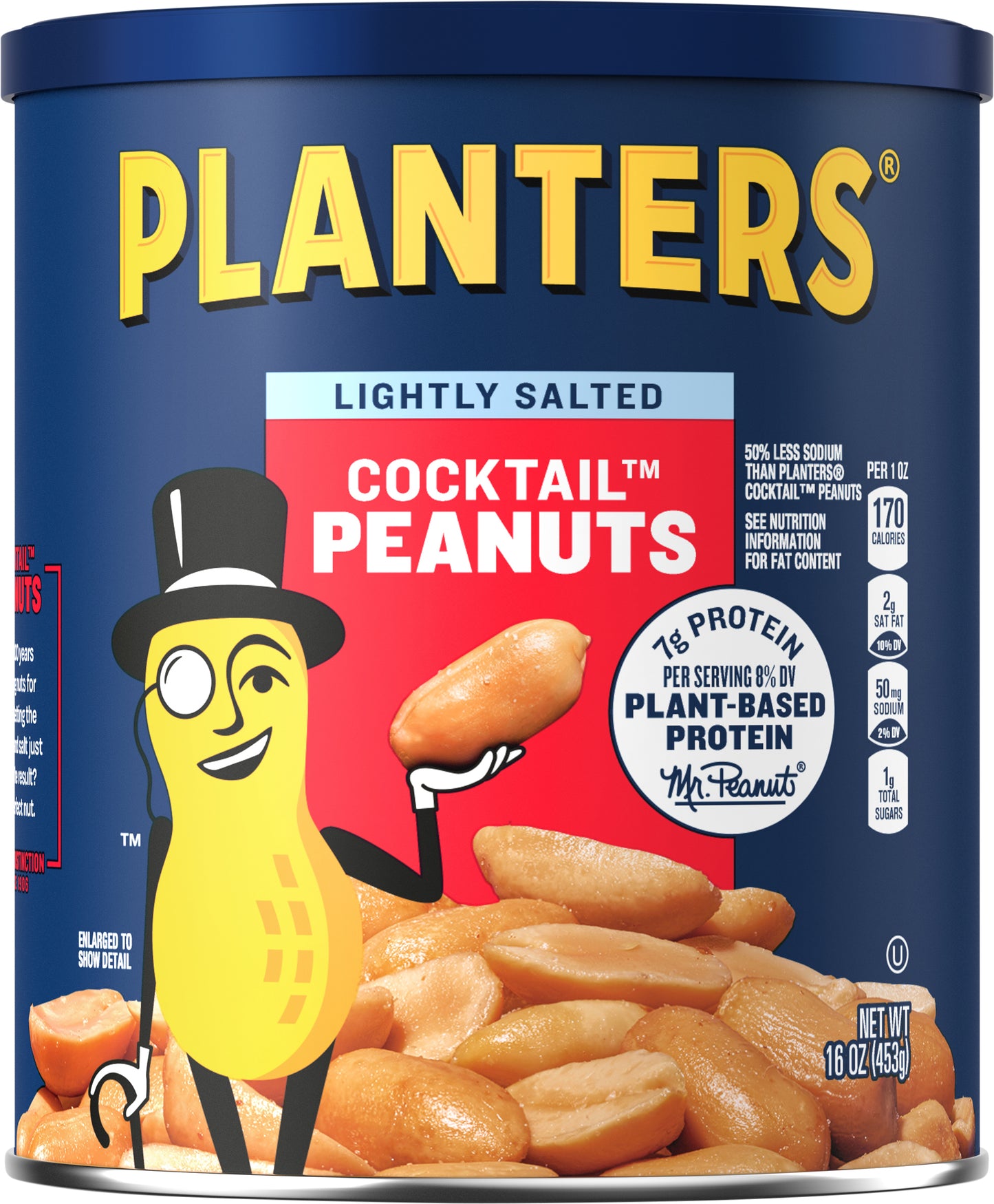 Planters Lightly Salted Cocktail Peanuts 16 oz