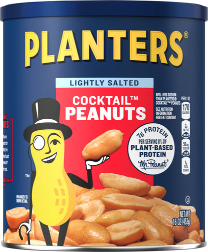 Planters Lightly Salted Cocktail Peanuts 16 oz