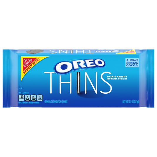 Oreo Thins Orig Family Size 13.1 Oz