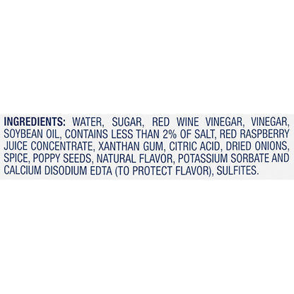 Kraft Raspberry Vinaigrette Lite Dressing, 16 fl oz Bottle