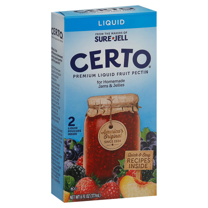 Certo Premium Liquid Fruit Pectin 2 Pouches