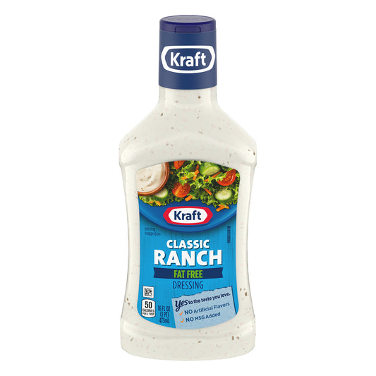 Kraft Fat Free Classic Ranch Dressing 16 oz