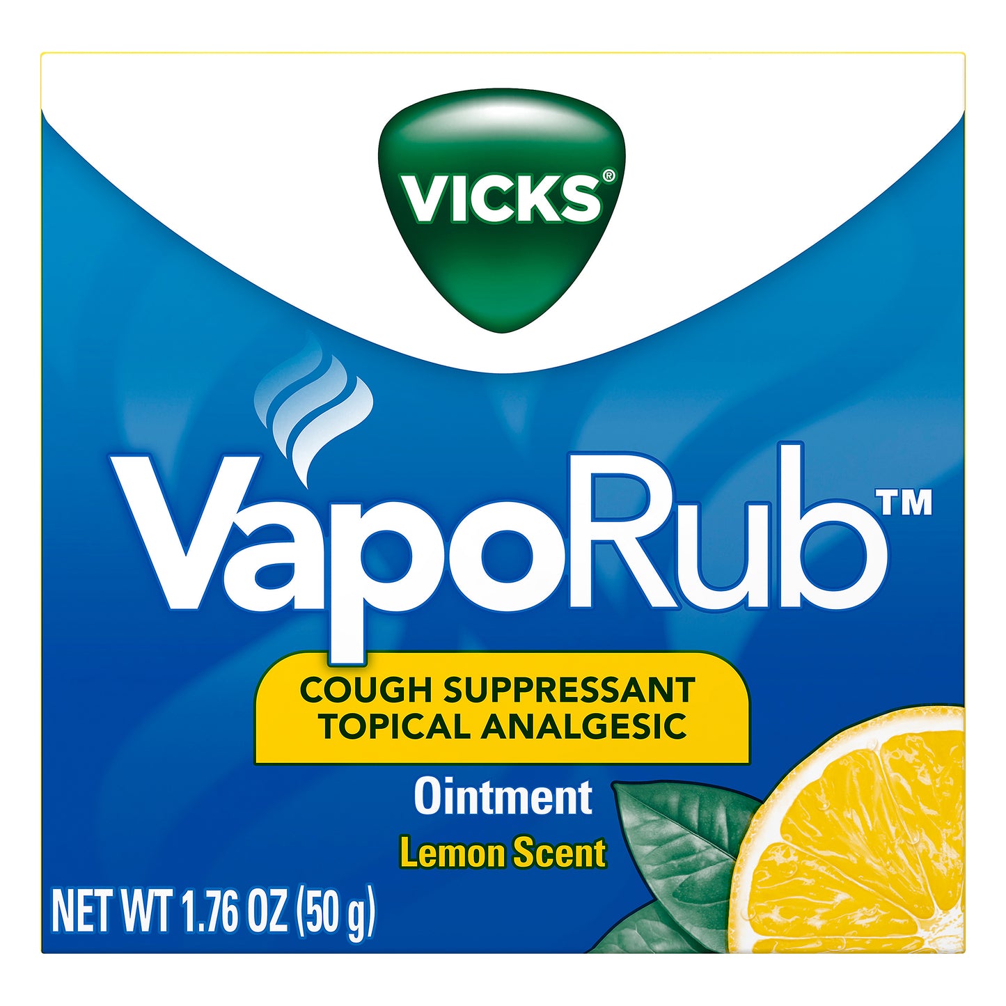Vicks VapoRub Lemon Scent Ointment 1.76 oz