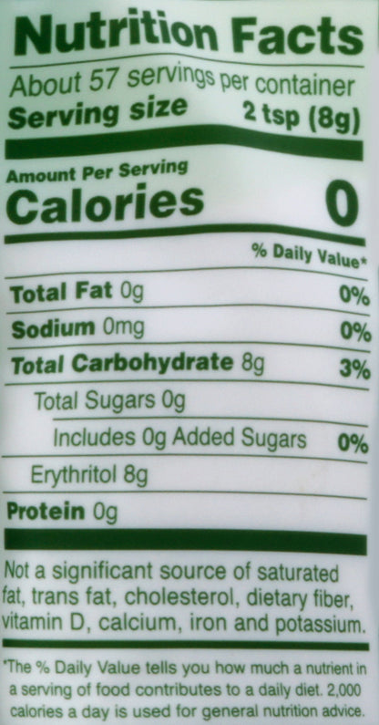 Whole Earth Sweetener Co. Erythritol 16 oz