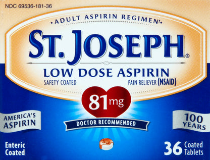 St. Joseph Aspirin 36 ea