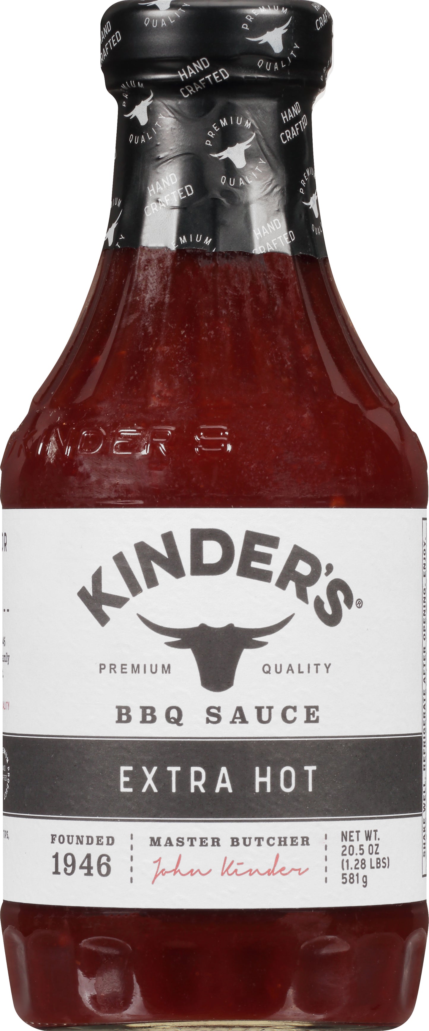Kinder's Extra Hot BBQ Sauce 20.5 oz