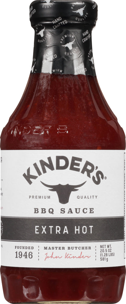 Kinder's Extra Hot BBQ Sauce 20.5 oz