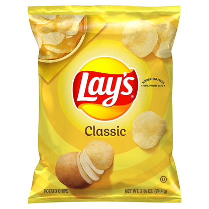 Lay's Potato Chips Classic 2 5/8 Oz
