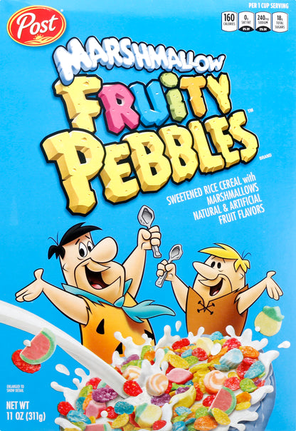 Fruity Pebbles Marshmallows Cereal 11 oz