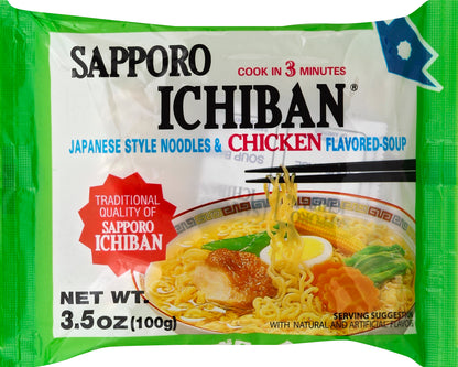 Sapporo Ichiban Noodles & Soup 3.5 oz