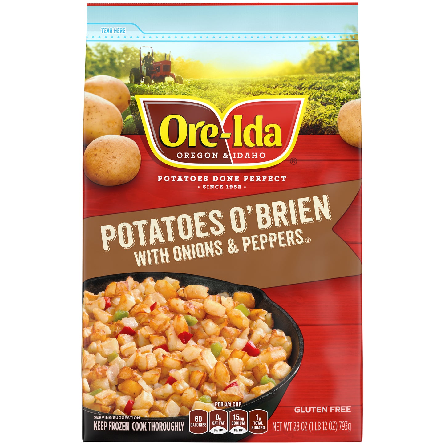 Ore-Ida® Potatoes O'Brien with Onions and Peppers 28 oz. Bag