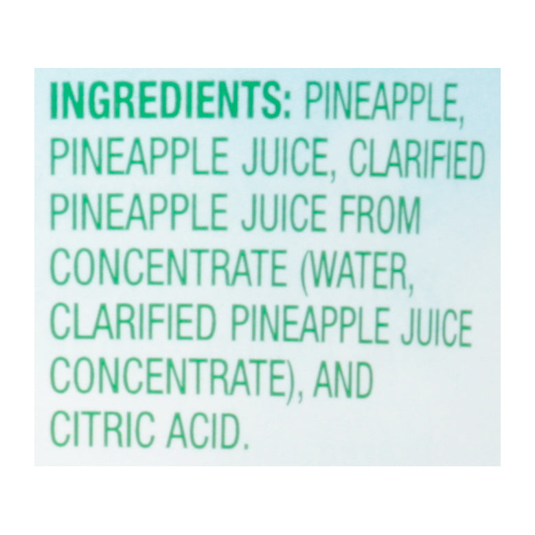 Dole Pineapple Slices in 100% Pineapple Juice 20 oz. Can