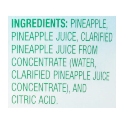 Dole Pineapple Slices in 100% Pineapple Juice 20 oz. Can