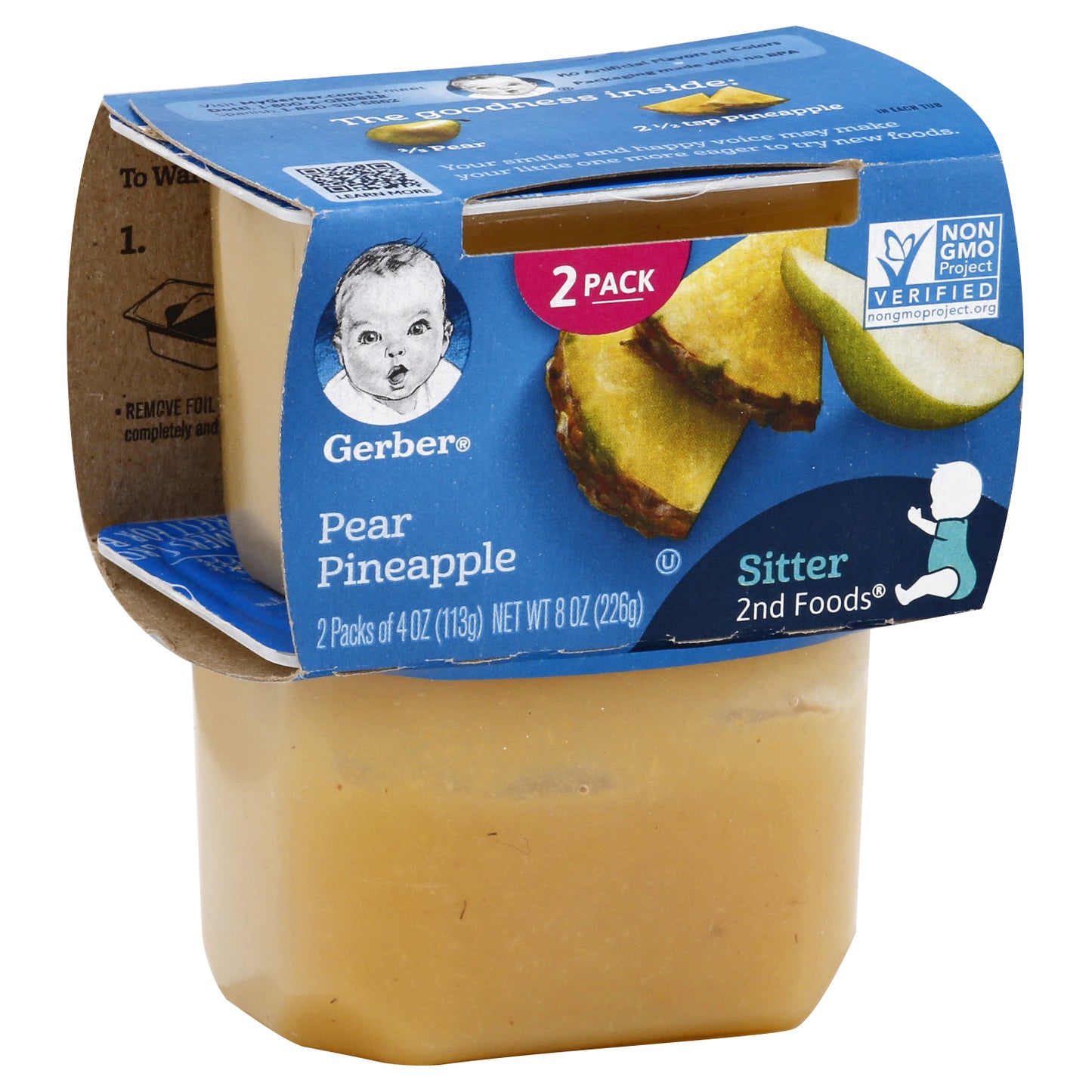 Gerber Pear Pineapple 2 ea