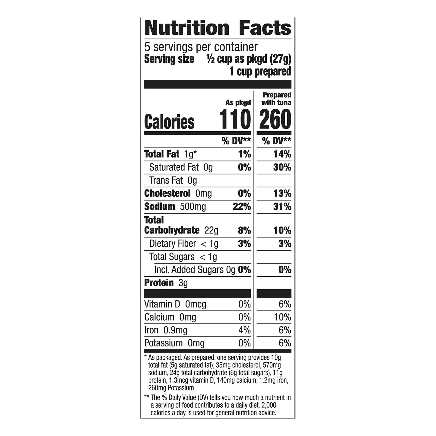 Tuna Helper Tuna Creamy Pasta Pasta & Sauce Mix 5.5 oz