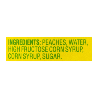 Del Monte Sliced Peaches 8.5 oz