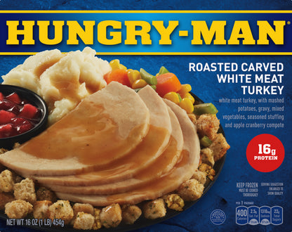 Hungry Man Roasted Carved White Meat Turkey 16 oz