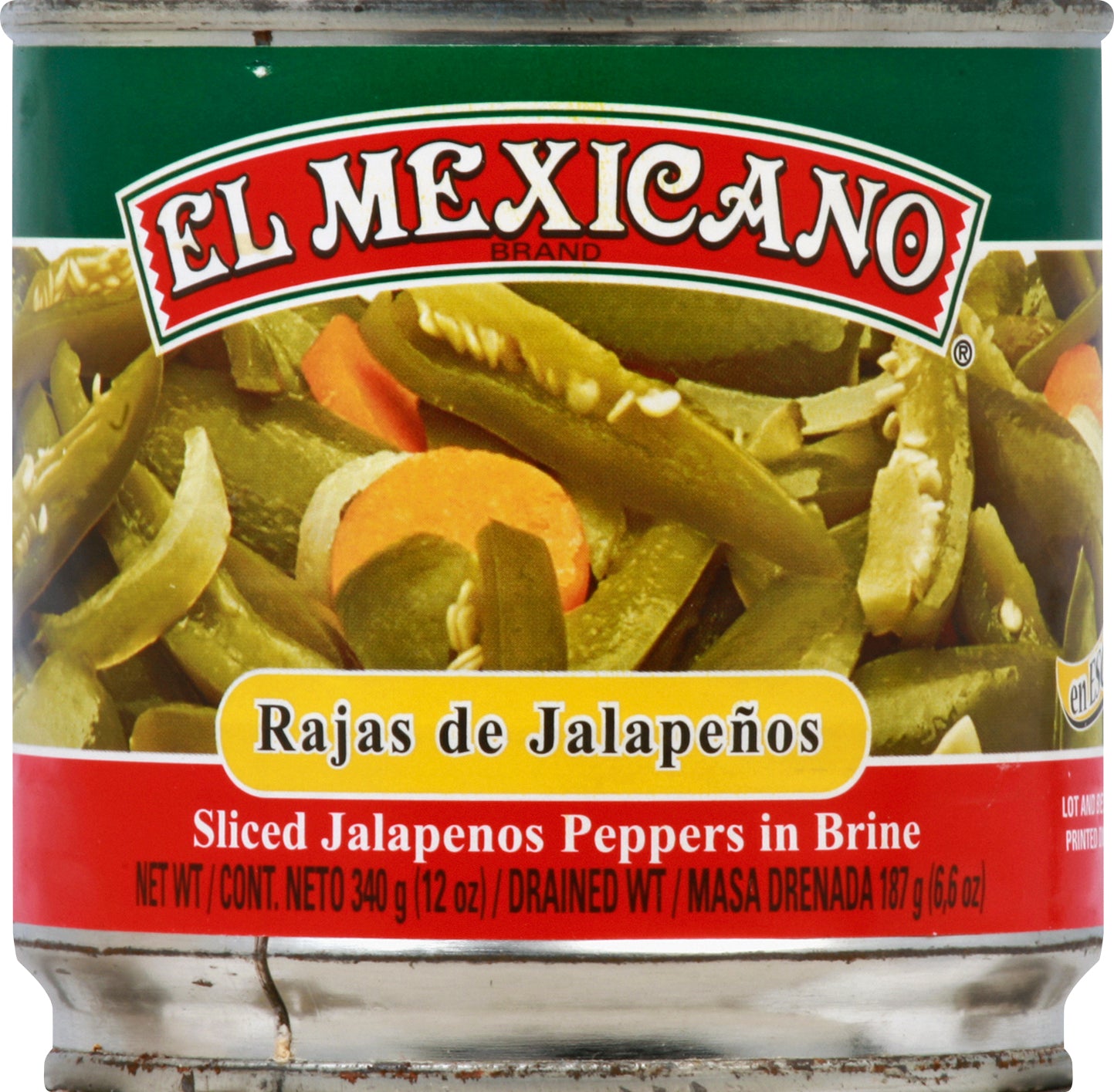 El Mexicano Jalapenos Peppers 340 gr