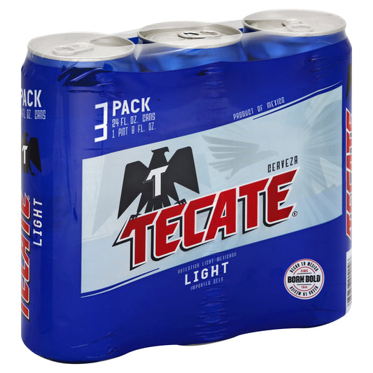 Tecate Beer 3 ea
