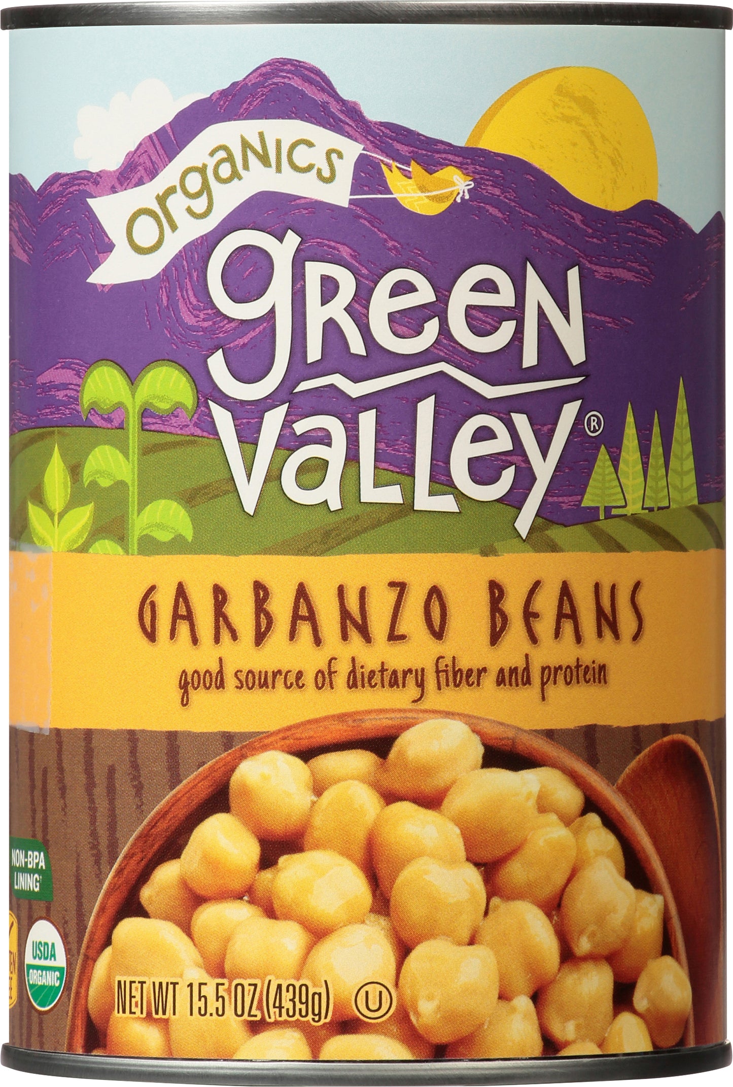 Green Valley Organics Garbanzo Beans 15.5 oz
