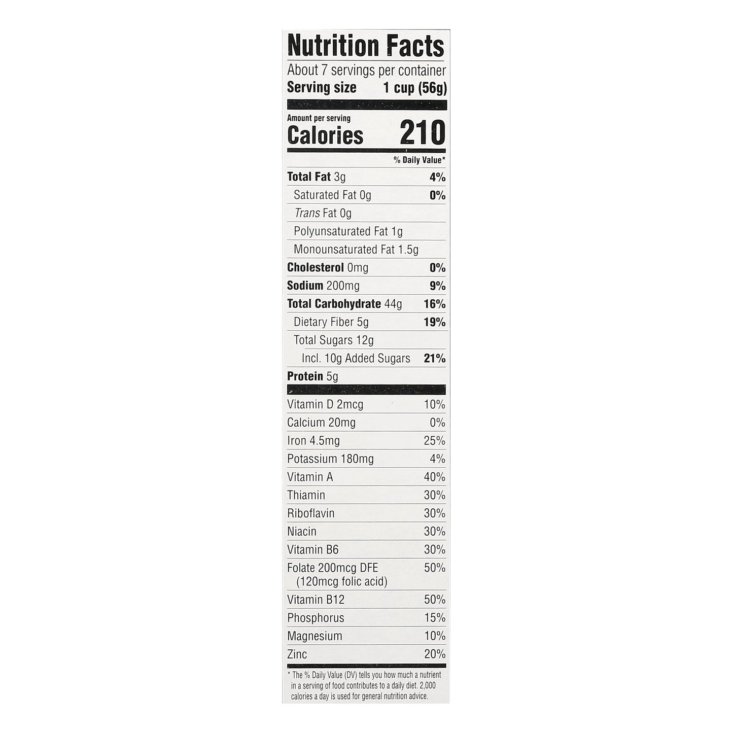 Great Grains Cranberry Almond Crunch Cereal 14 oz