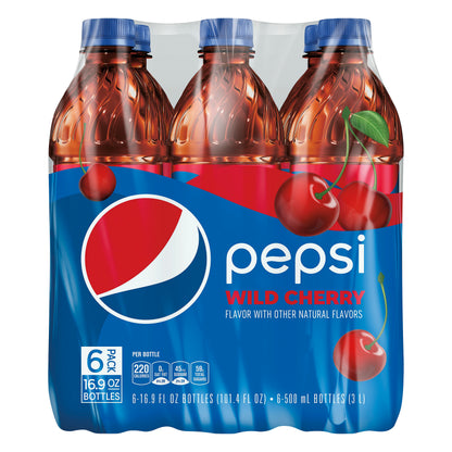 Pepsi 6 Pack Wild Cherry Cola 6 ea