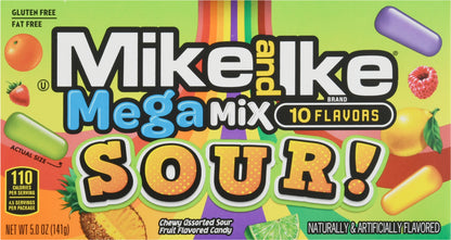 Mike and Ike Sour Mega Mix Candy 5.0 oz