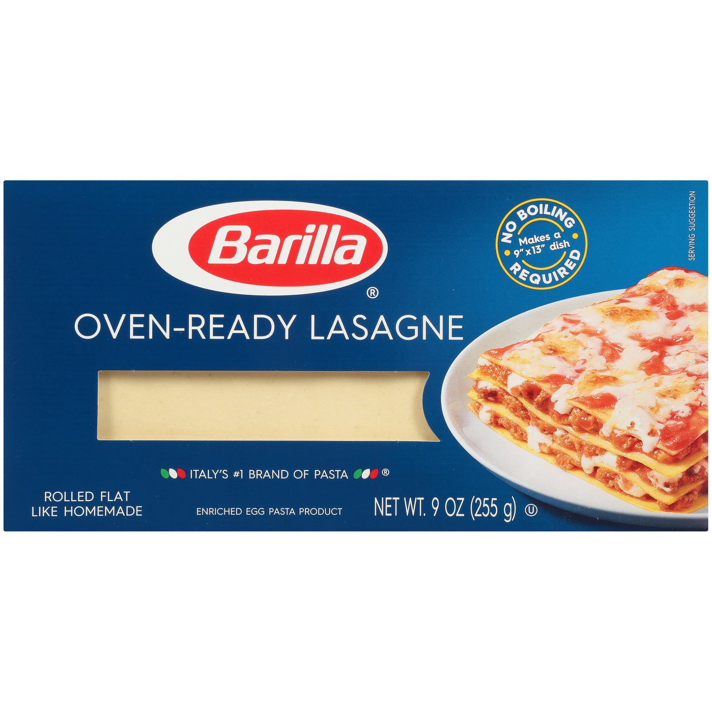 Barilla® Oven-Ready Lasagne 9 oz. Box