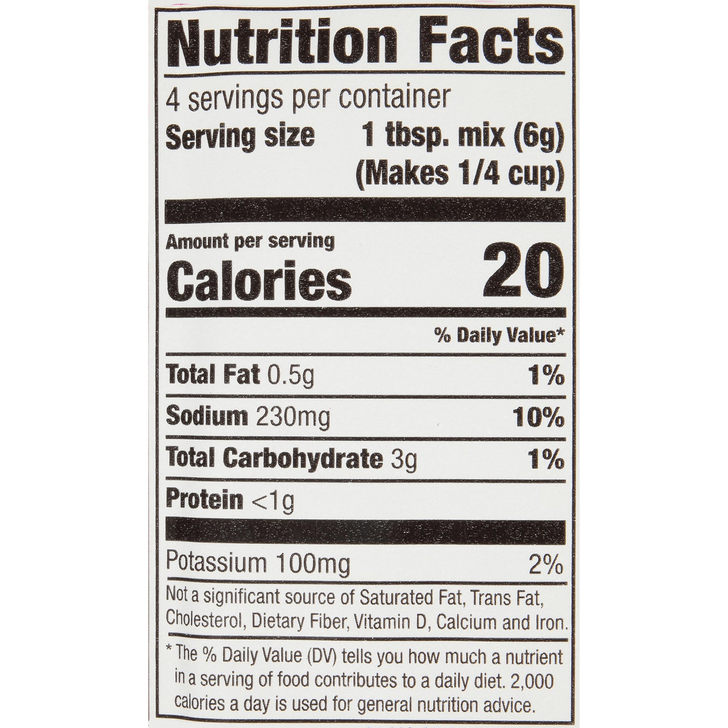 McCormick® 30% Less Sodium Brown Gravy Mix 0.87 oz. Packet