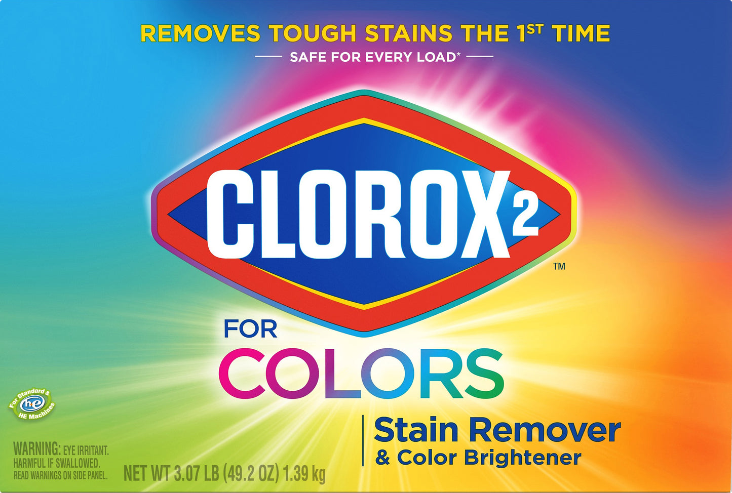 Clorox 2 For Colors Stain Remover & Color Brightener 3.07 lb