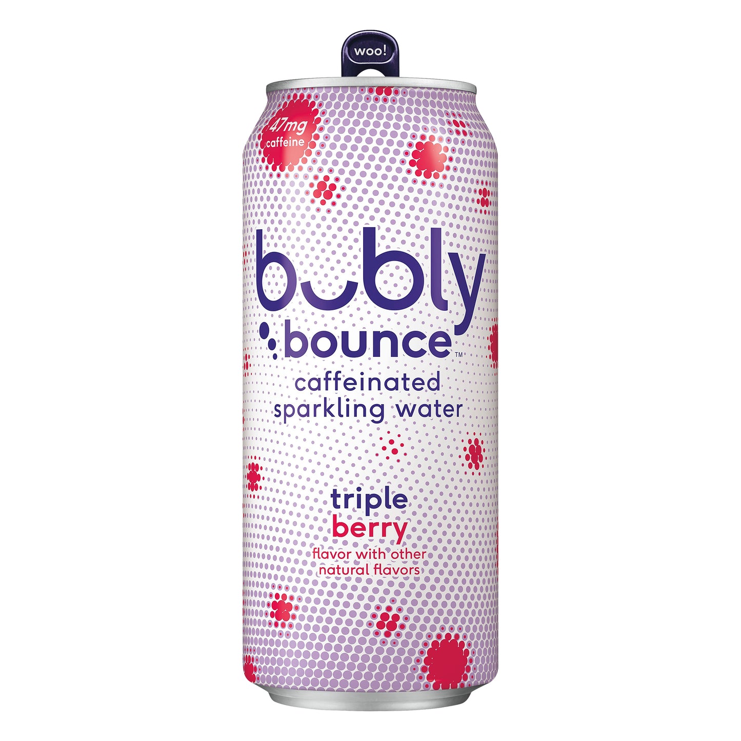 bubly Bounce Caffeinated Triple Berry Sparkling Water 16 oz