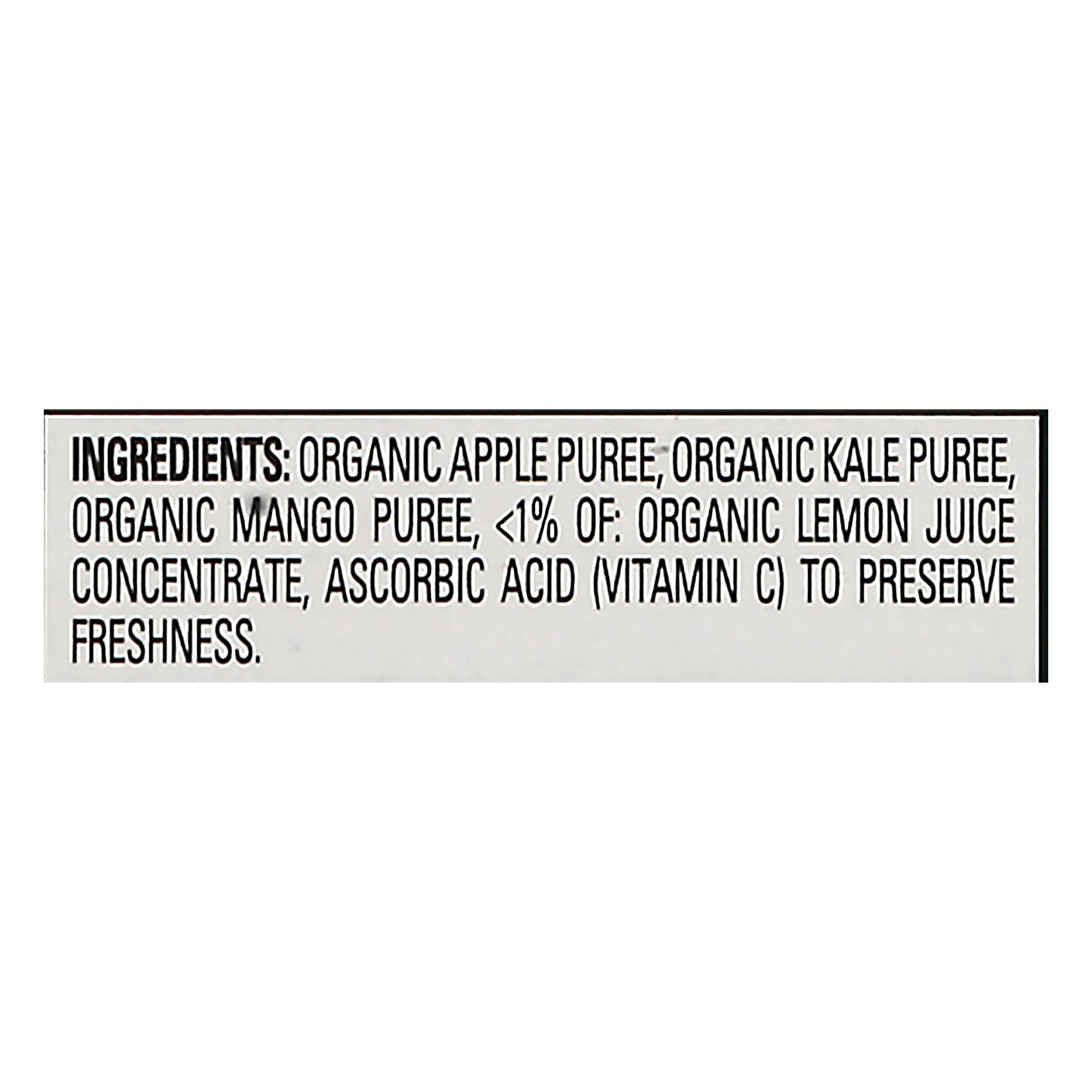 Happy Kid Organic Apple, Kale & Mango 4 ea