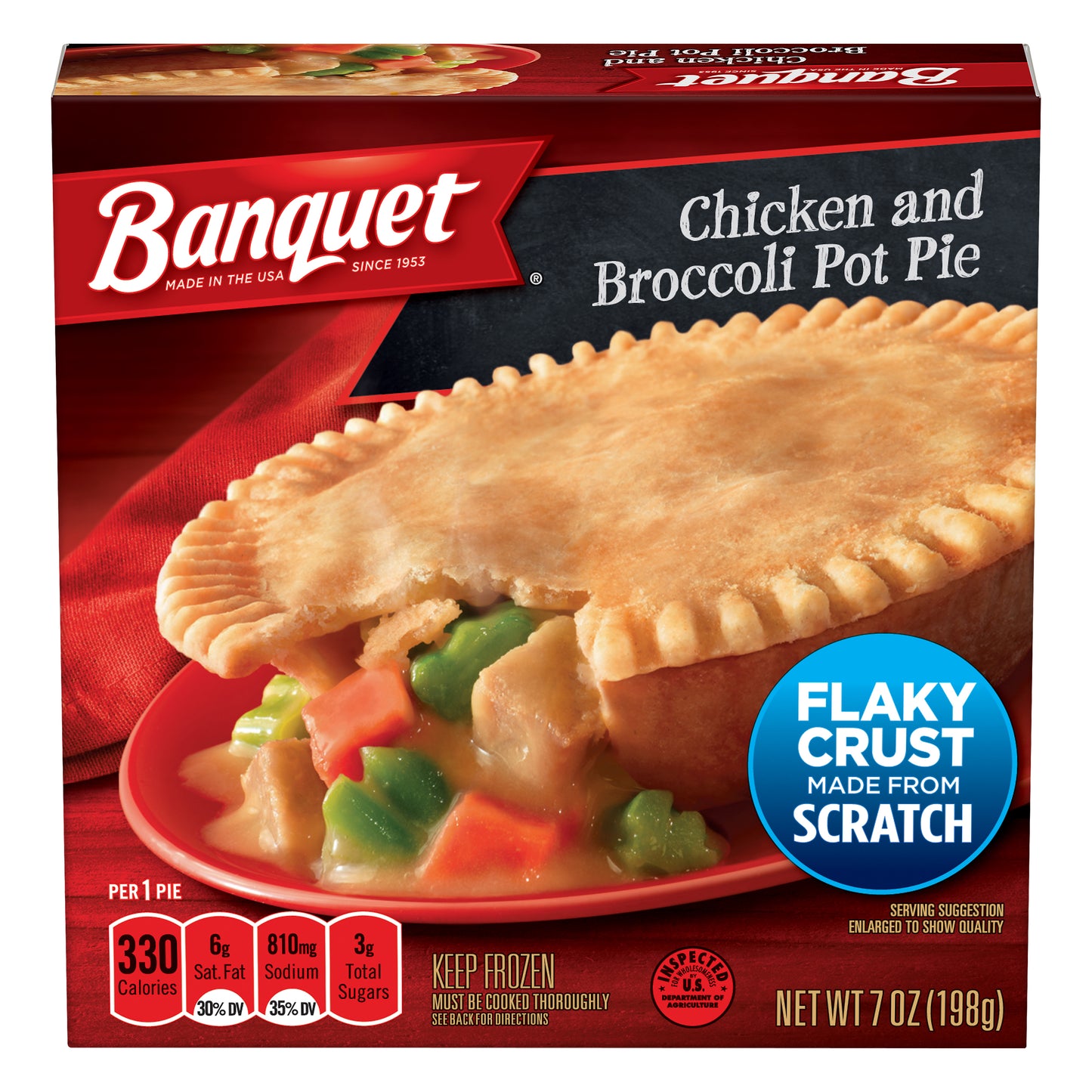 Banquet Chicken and Broccoli Pot Pie 7 oz