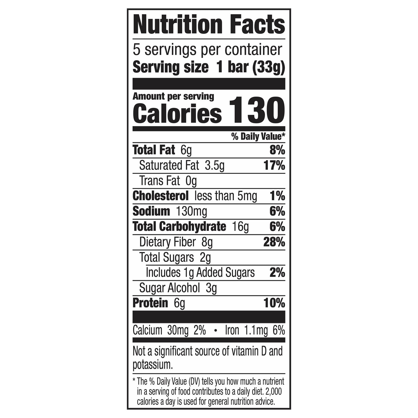 Fiber One Protein Bar, Caramel Nut Chewy Bars, 5 Fiber Bars, 5.85 oz