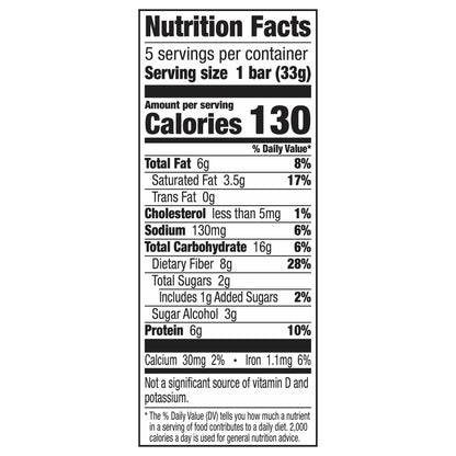 Fiber One Protein Bar, Caramel Nut Chewy Bars, 5 Fiber Bars, 5.85 oz
